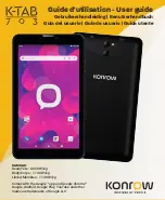 Konrow K-TAB703 User Manual предпросмотр