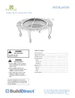 Предварительный просмотр 1 страницы Kontiki Fire Sense Cast Iron Rim Stone Installation Manual