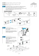 Preview for 8 page of Kontiki St. Lawrence Wicker Post Gazebo Installation Instructions Manual