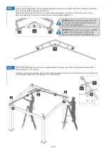 Preview for 13 page of Kontiki St. Lawrence Wicker Post Gazebo Installation Instructions Manual