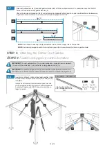 Preview for 15 page of Kontiki St. Lawrence Wicker Post Gazebo Installation Instructions Manual