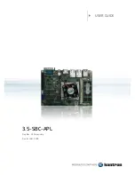 Preview for 1 page of Kontron 3.5-SBC-APL User Manual