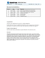 Preview for 2 page of Kontron 820951 ADD2-DVI-Dual-Internal User Manual