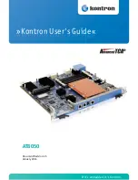 Preview for 1 page of Kontron AdvancedTCA AT8050 User Manual