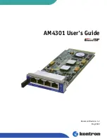 Kontron AM4301 User Manual preview