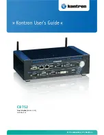 Preview for 1 page of Kontron CB 752 User Manual