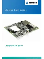 Kontron COM Express Eval 10 User Manual предпросмотр