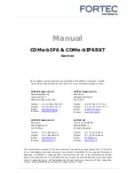 Kontron COMe-bIP6 Manual preview