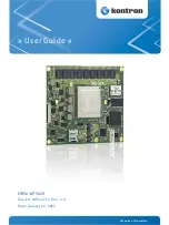 Kontron COMe-bP5020 User Manual предпросмотр