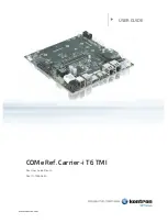 Kontron COMe Ref. Carrier-i T6 TMIP User Manual preview