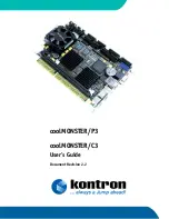 Предварительный просмотр 1 страницы Kontron coolMONSTER/C3 User Manual