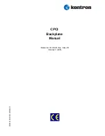 Kontron CP-ADAP-P47-PB User Manual предпросмотр