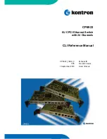 Kontron CP6923 Reference Manual предпросмотр