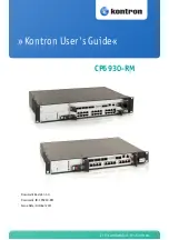 Предварительный просмотр 1 страницы Kontron CP6930-RM User Manual