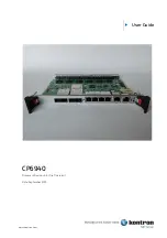 Предварительный просмотр 1 страницы Kontron CP6940 User Manual