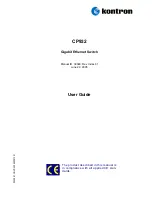 Предварительный просмотр 1 страницы Kontron CP932 User Manual