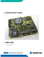 Предварительный просмотр 1 страницы Kontron ETX -CN8 User Manual