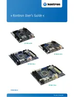 Kontron KTH81/Flex User Manual предпросмотр