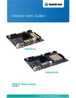 Kontron KTQ45/ATXE User Manual preview