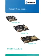 Preview for 1 page of Kontron KTQM67/ATXP User Manual