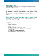 Preview for 3 page of Kontron KTUS15/mITX 1.6GHz Std User Manual