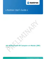 Kontron microETXexpress-OH User Manual предпросмотр