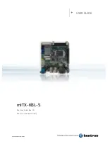 Kontron mITX-KBL-S User Manual preview