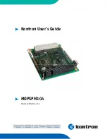 Kontron MOPSPM104 User Manual предпросмотр