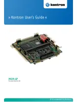 Kontron MSM-LP User Manual preview