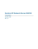 Preview for 1 page of Kontron NSC2U Product Manual