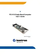 Preview for 1 page of Kontron PCI-953 User Manual