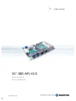 Kontron SBC-APL V2.0 User Manual preview