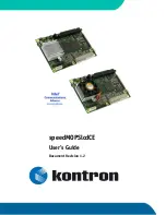 Preview for 1 page of Kontron speedMOPSlcdCE User Manual