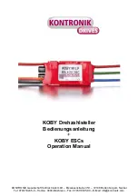 Предварительный просмотр 1 страницы KONTRONIK KOBY 40+ LV Operation Manual