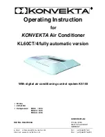 KONVEKTA KL60CT/4 Operating Instruction preview