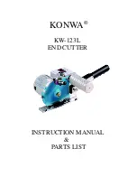 Preview for 1 page of KONWA KW-123L Instruction Manual & Parts List