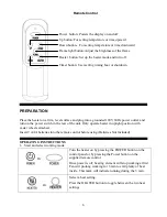 Preview for 6 page of Konwin Home GD9315BCW-FP Owner'S Manual