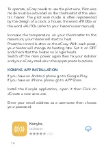 Preview for 14 page of Konyks eCosy User Manual