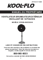 Preview for 9 page of Kool-Flo SFSR3-450CDW-M Owner'S Manual