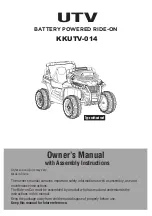 Предварительный просмотр 1 страницы Kool Karz Playground KKUTV-014 Owner'S Manual