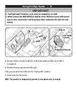 Preview for 19 page of Kool Karz Playground KKUTV-014 Owner'S Manual