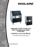 Предварительный просмотр 1 страницы Koolaire ES0172AC-251 Installation, Use & Care Manual