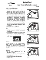 Koolatron AutoKool 40007 Installation Instructions предпросмотр