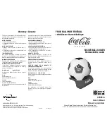 Предварительный просмотр 1 страницы Koolatron Coca-Cola CCSB5-A Owner'S Manual