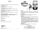 Предварительный просмотр 1 страницы Koolatron Corona COR-06 Manual