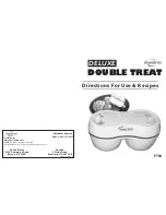 Koolatron Deluxe DOUBLE TREAT FT03 Directions For Use & Recipes preview