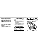 Предварительный просмотр 1 страницы Koolatron LENTEK Pet Paw PP-05 Instruction Manual