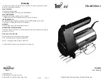 Preview for 1 page of Koolatron TCHM02 User Manual