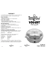 Preview for 1 page of Koolatron TotalChef TCYM-07 Owner'S Manual