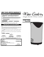 Preview for 1 page of Koolatron wine cooler Directions For Use